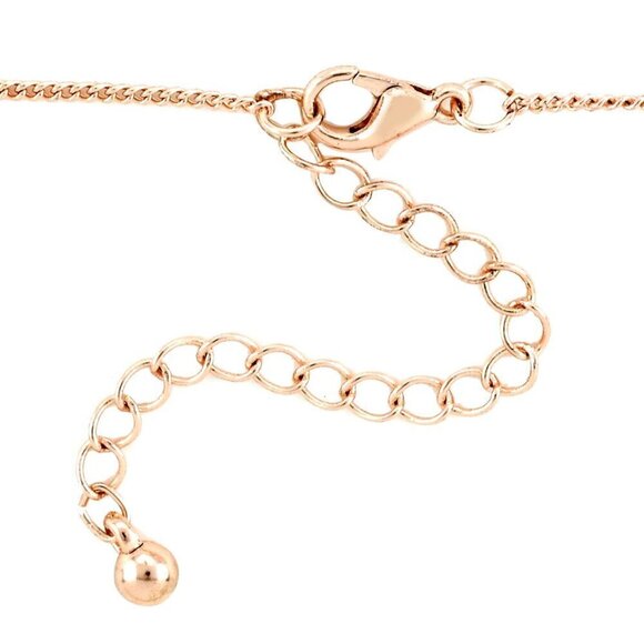 Andante Y drop lariat Bar and Circle Y-Shaped Necklace - Picture 4 of 6